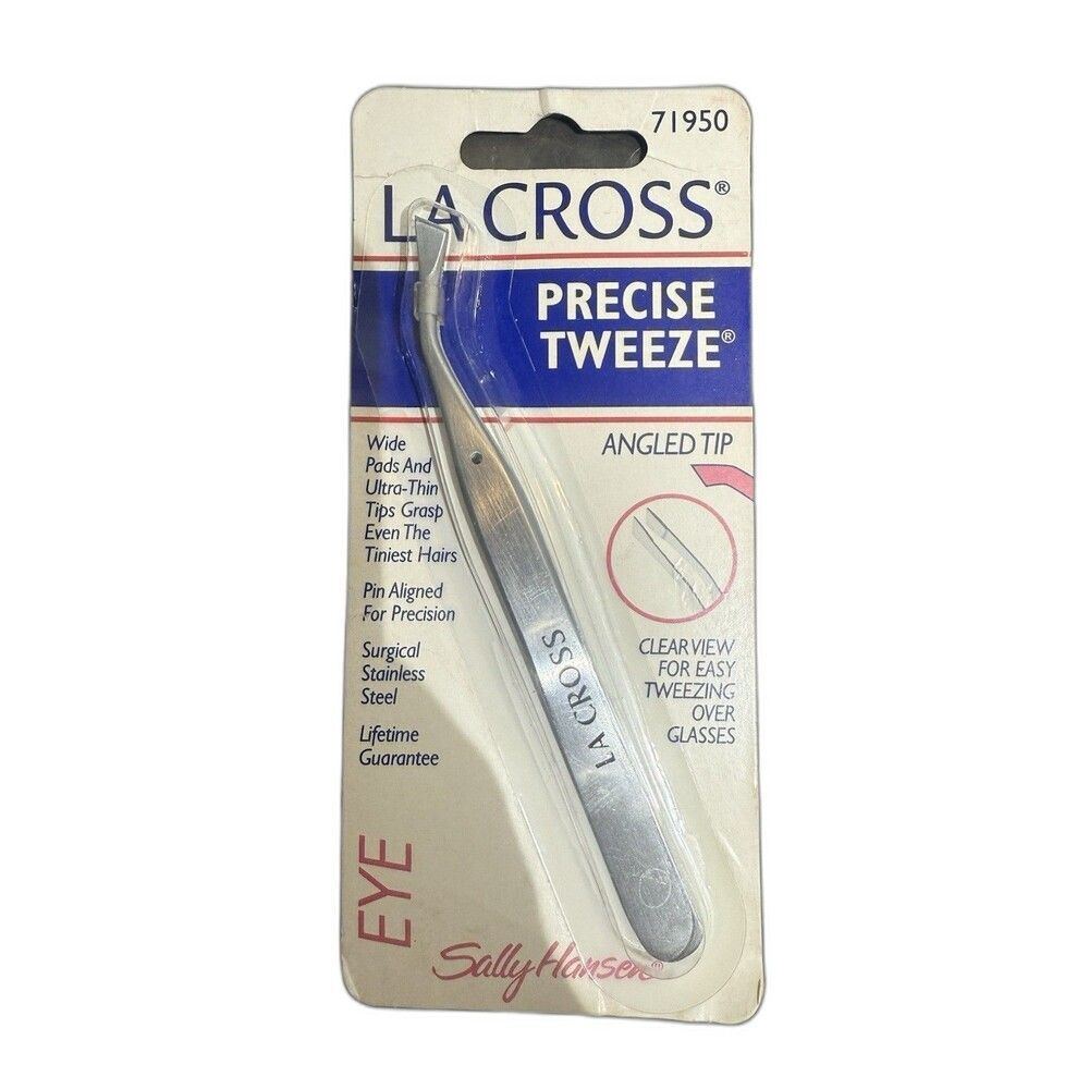 LA Cross Sally Hansen Precise Tweeze Clear View Angled Tip Tweezers last 1!